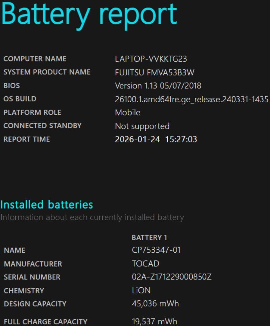 富士通 LIFEBOOK AH53/B3 i7 8550U 32GB 2TB