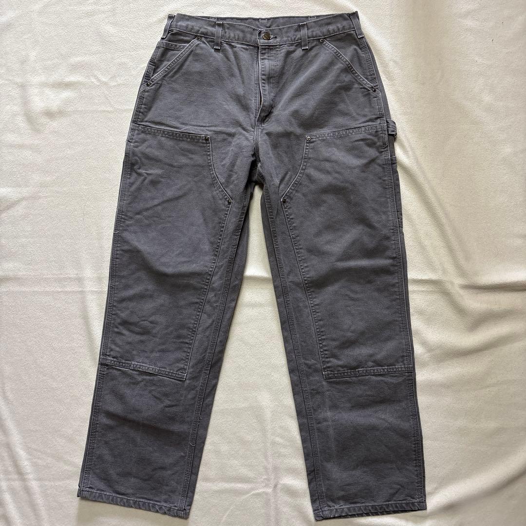 25日まで出品 【34×32】カーハート　ダブルニー　ペインターパンツ