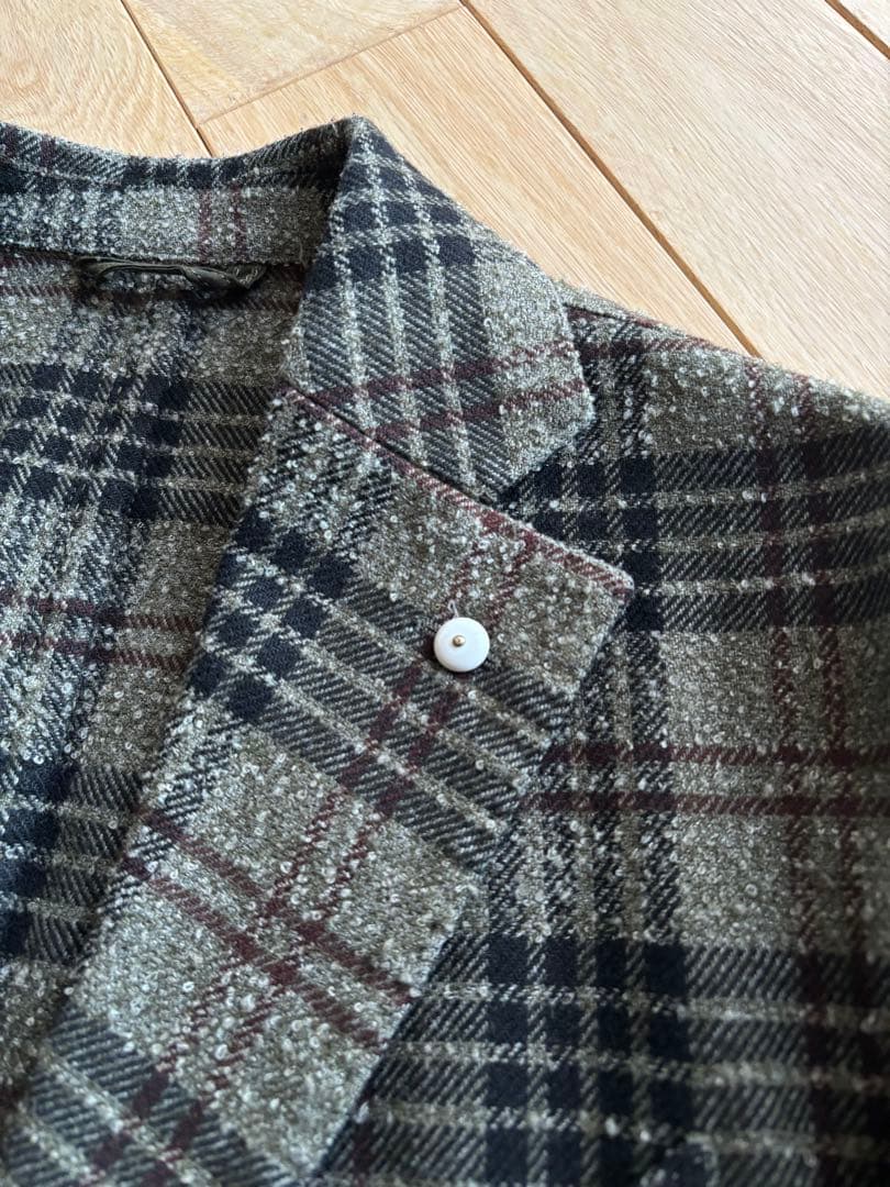 ※ブラックジャック　美中古 ルビアム ウールジャケット48 カーキ