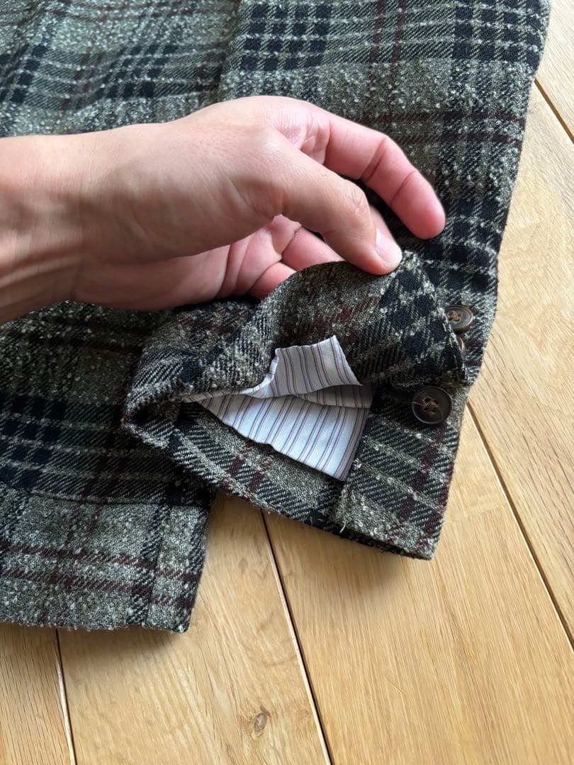 ※ブラックジャック　美中古 ルビアム ウールジャケット48 カーキ