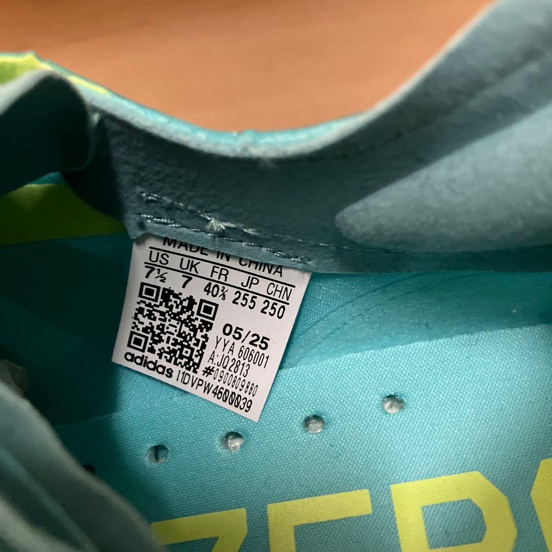 新品未使用　25.5 アディゼロ　タクミセン11