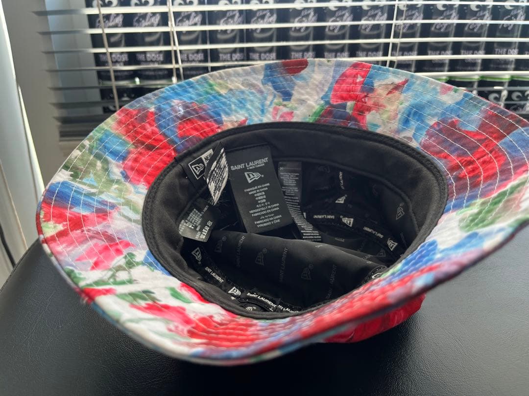 サンローラン　コラボ　New Era バケット　ハット　ニューエラ　キャップ