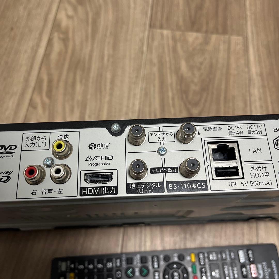 【SHARP】AQUOS BD-NW1000 Blu-rayレコーダー 1TB