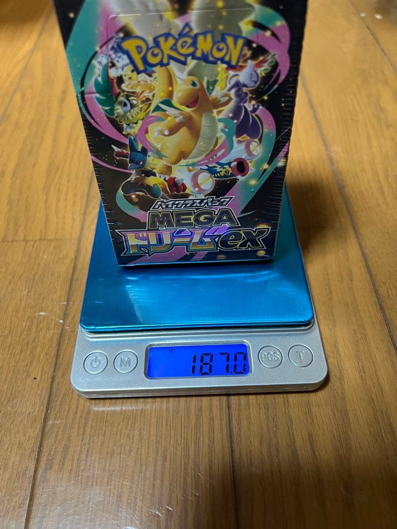 d*7様 ポケカ MEGAドリームex BOX シュリンク付 186.8〜187