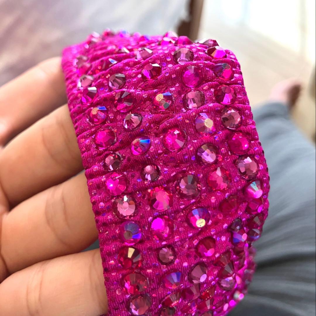 【ymk】FWJビキニセット 初出場向け 大人ピンク＋アクセ付（パッド・ケ