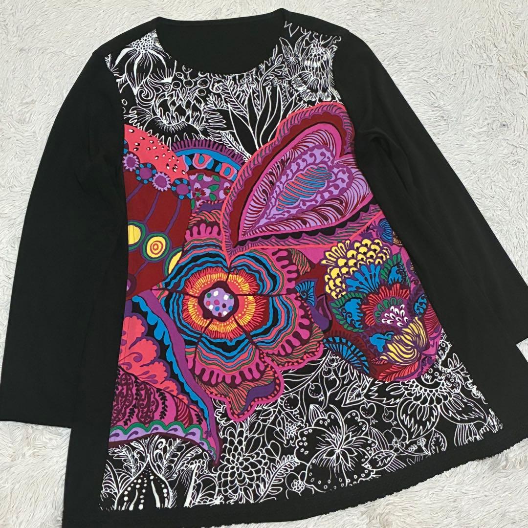 TOKUKO 1er VOL 現行モデル レース チュニック Aライン ブラック