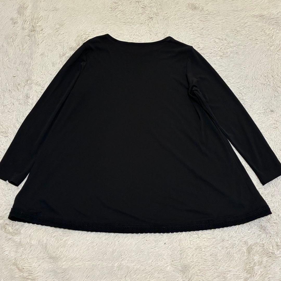 TOKUKO 1er VOL 現行モデル レース チュニック Aライン ブラック