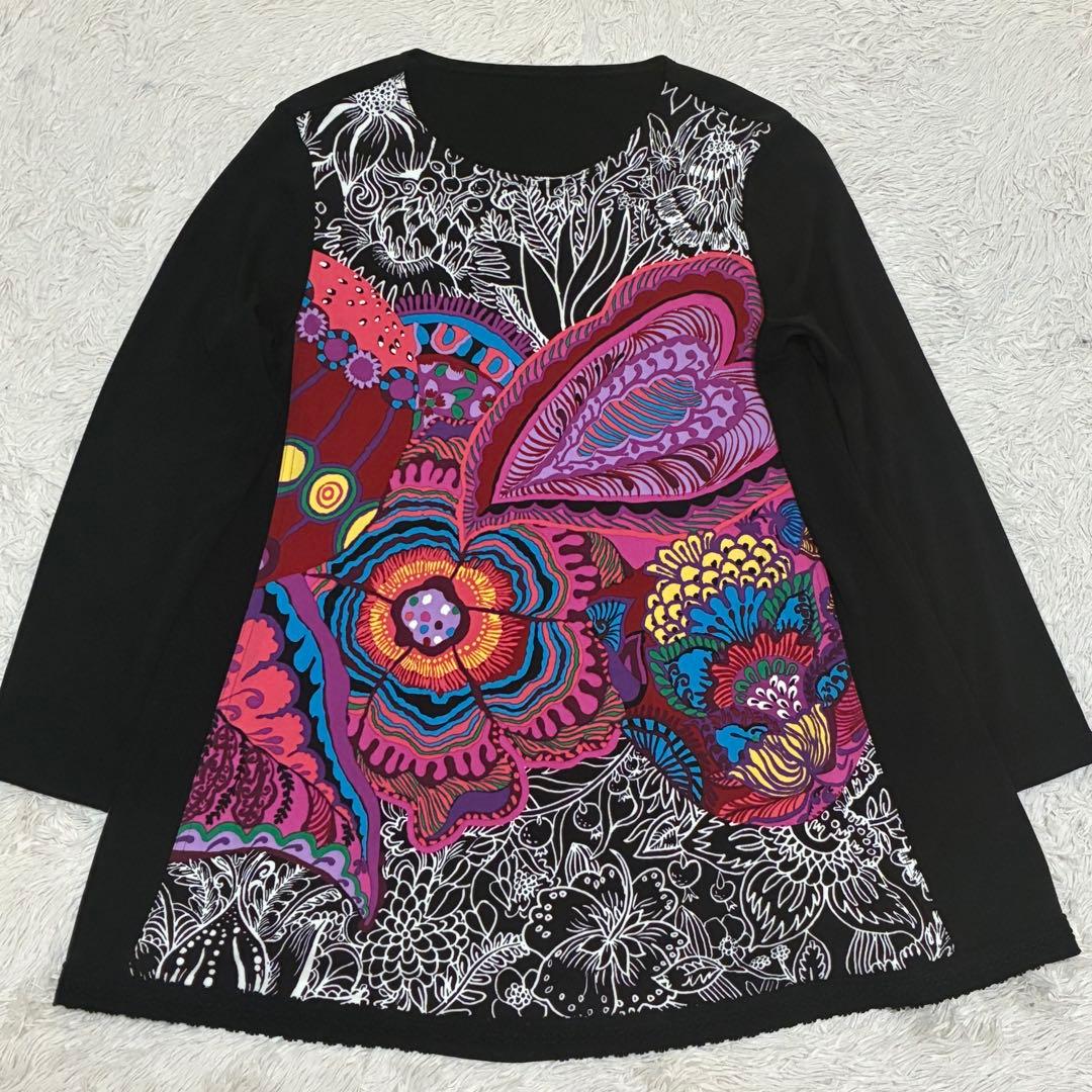 TOKUKO 1er VOL 現行モデル レース チュニック Aライン ブラック