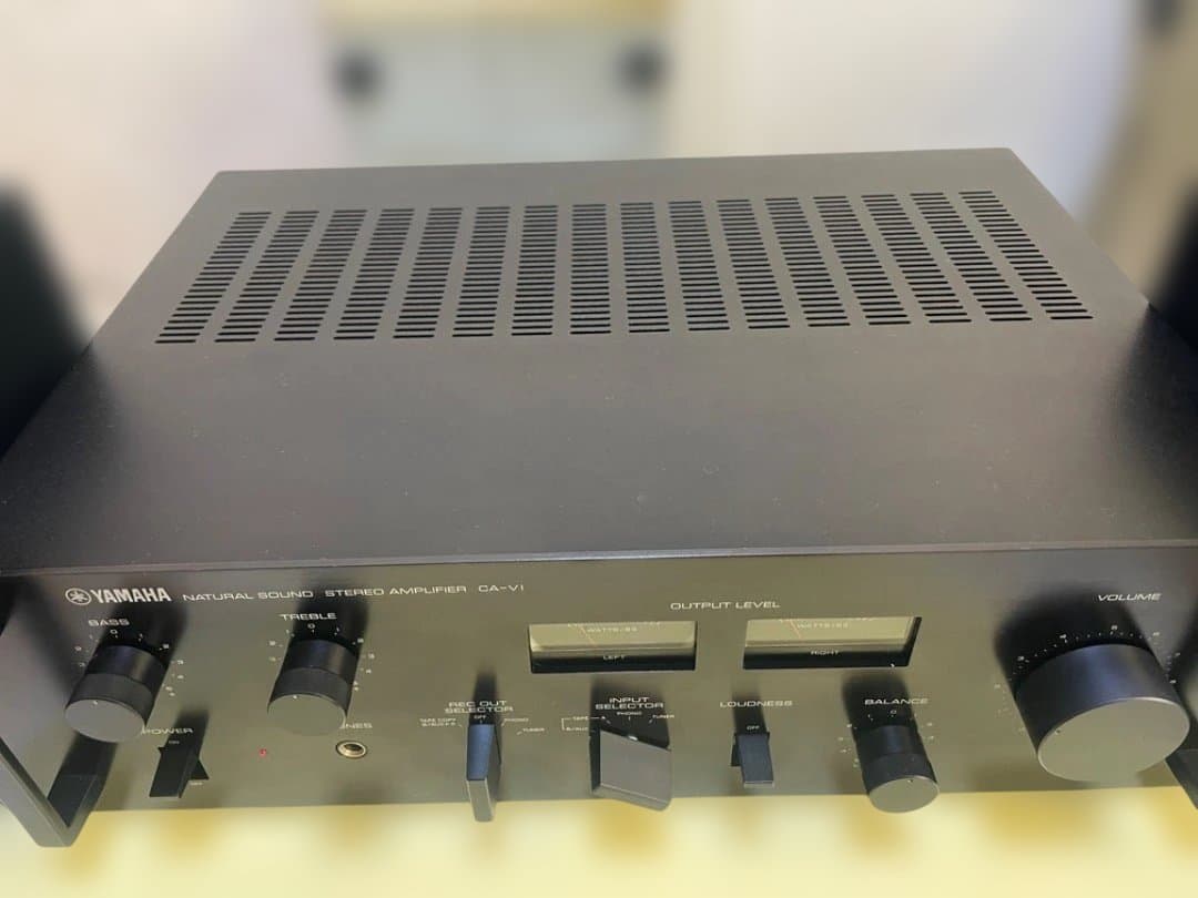 き*げ様 YAMAHA CA-V1　プリメインアンプ　昭和のレトロなオーディオ