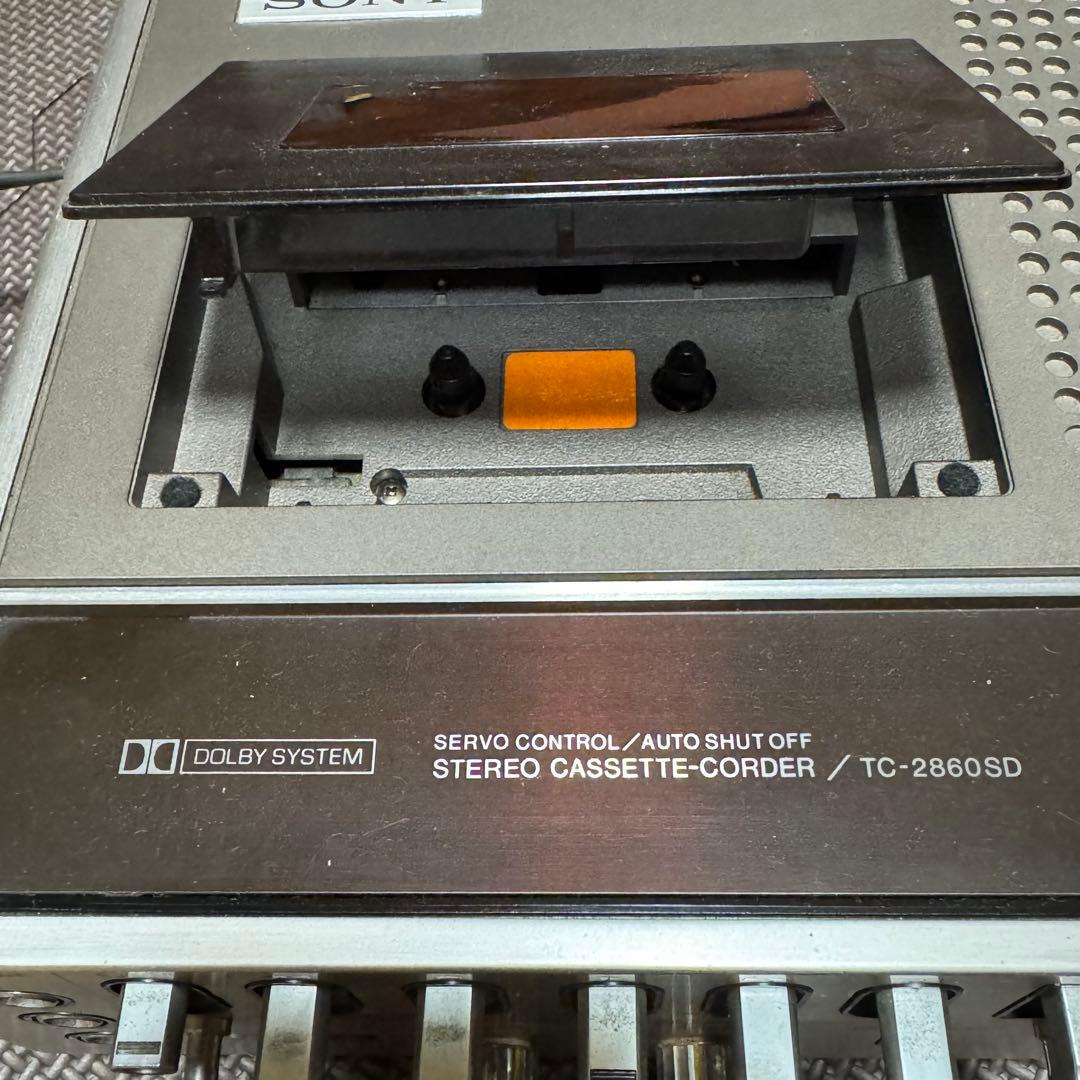 【動作品】SONY TC-2860SD カセットデッキ