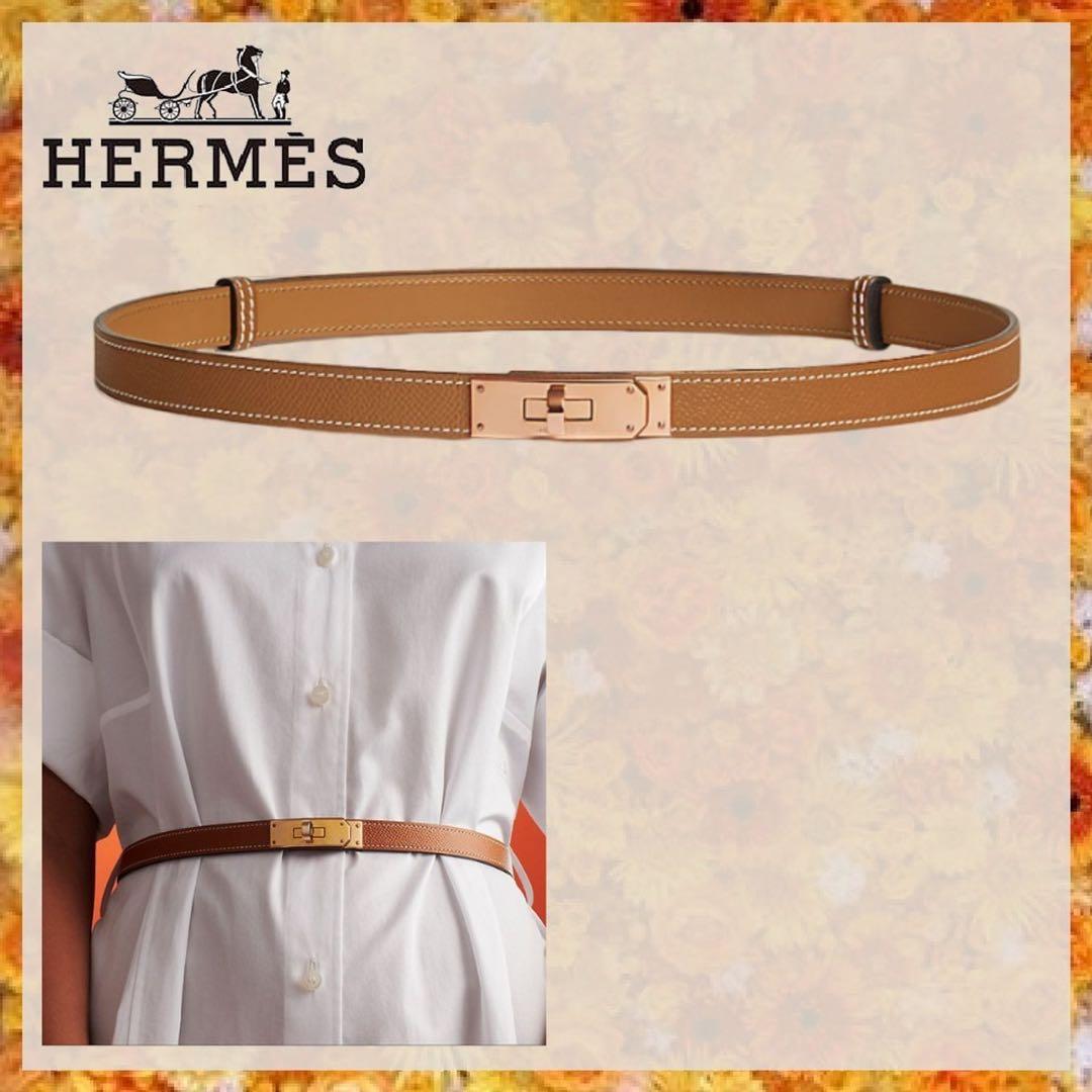 HERMES ケリー ベルト ゴールド