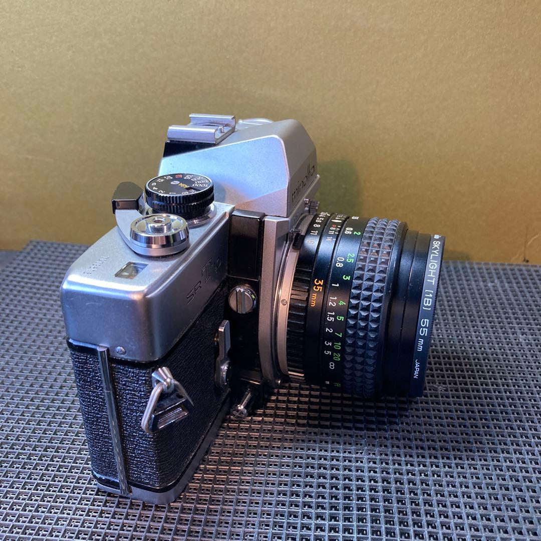 フィルムカメラ　ミノルタ　露出計　SR-T101 広角35mm F2.8 稼働品