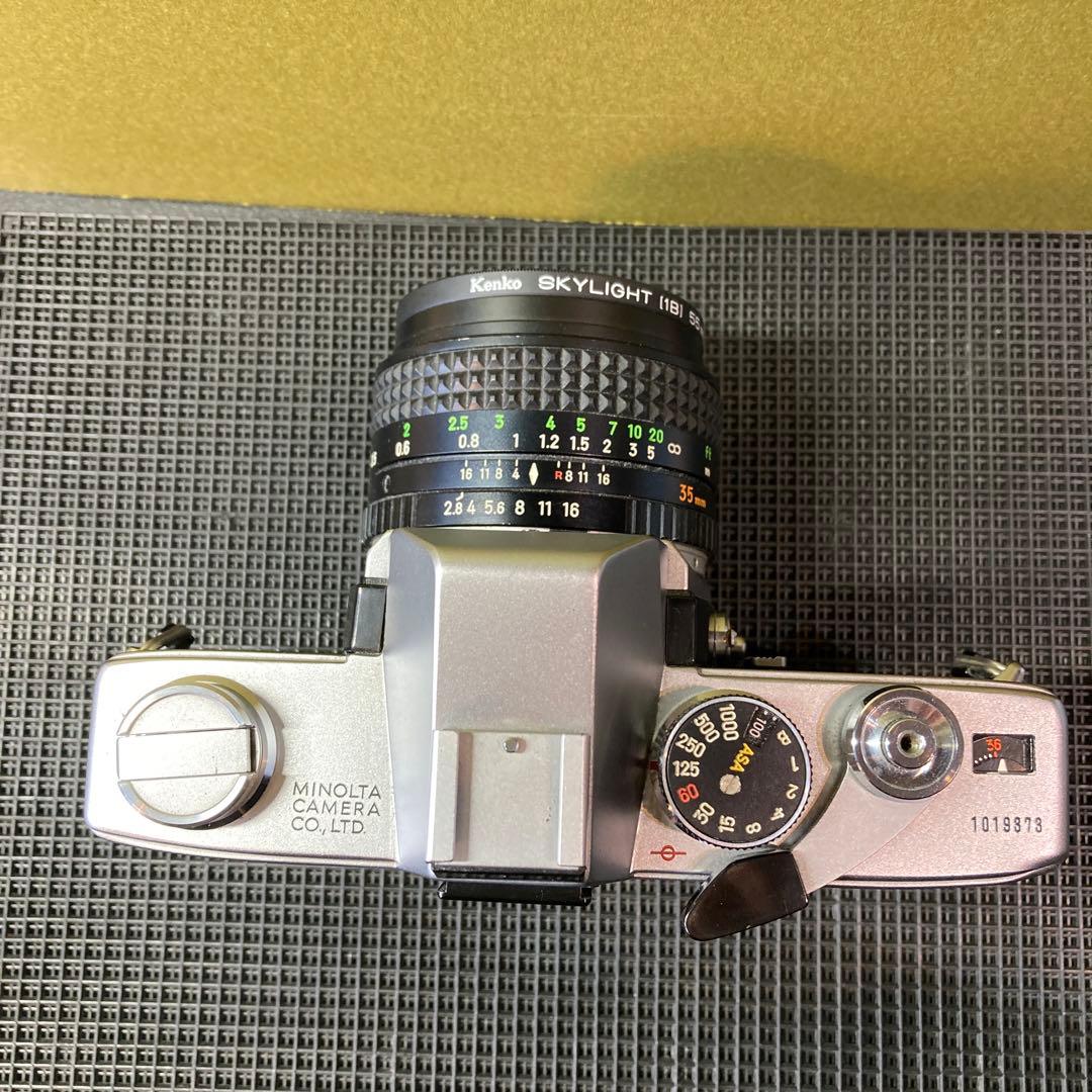フィルムカメラ　ミノルタ　露出計　SR-T101 広角35mm F2.8 稼働品