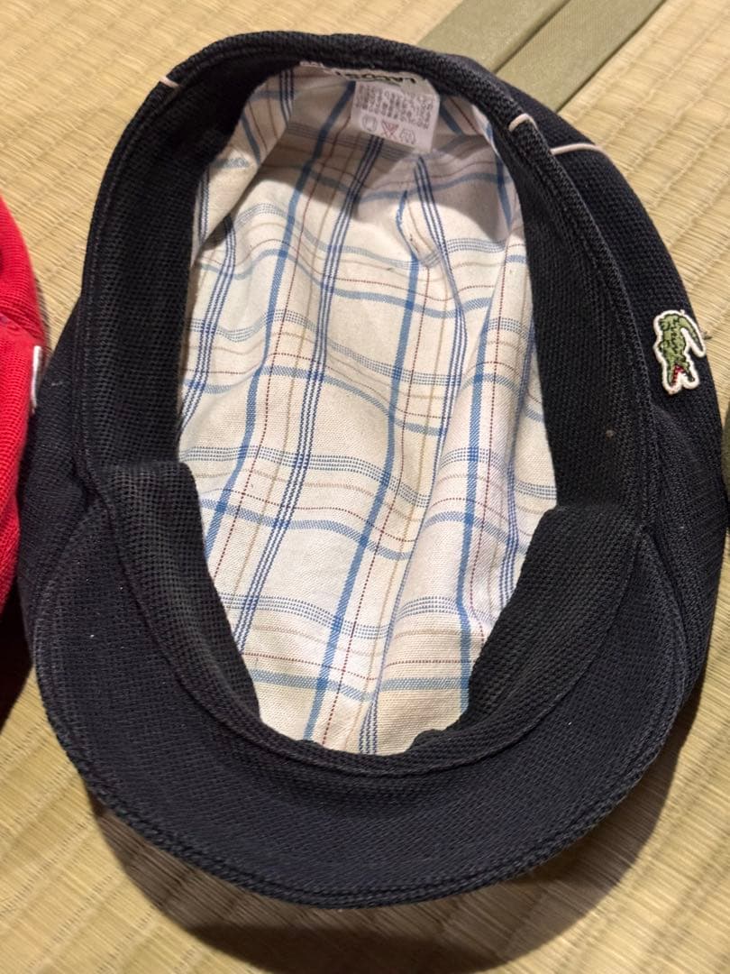 値引交渉可　Lacoste 2帽　EDWIN 1帽　フレッドペリー 1帽　計7点