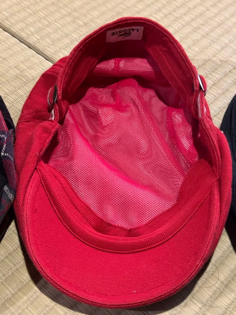 値引交渉可　Lacoste 2帽　EDWIN 1帽　フレッドペリー 1帽　計7点