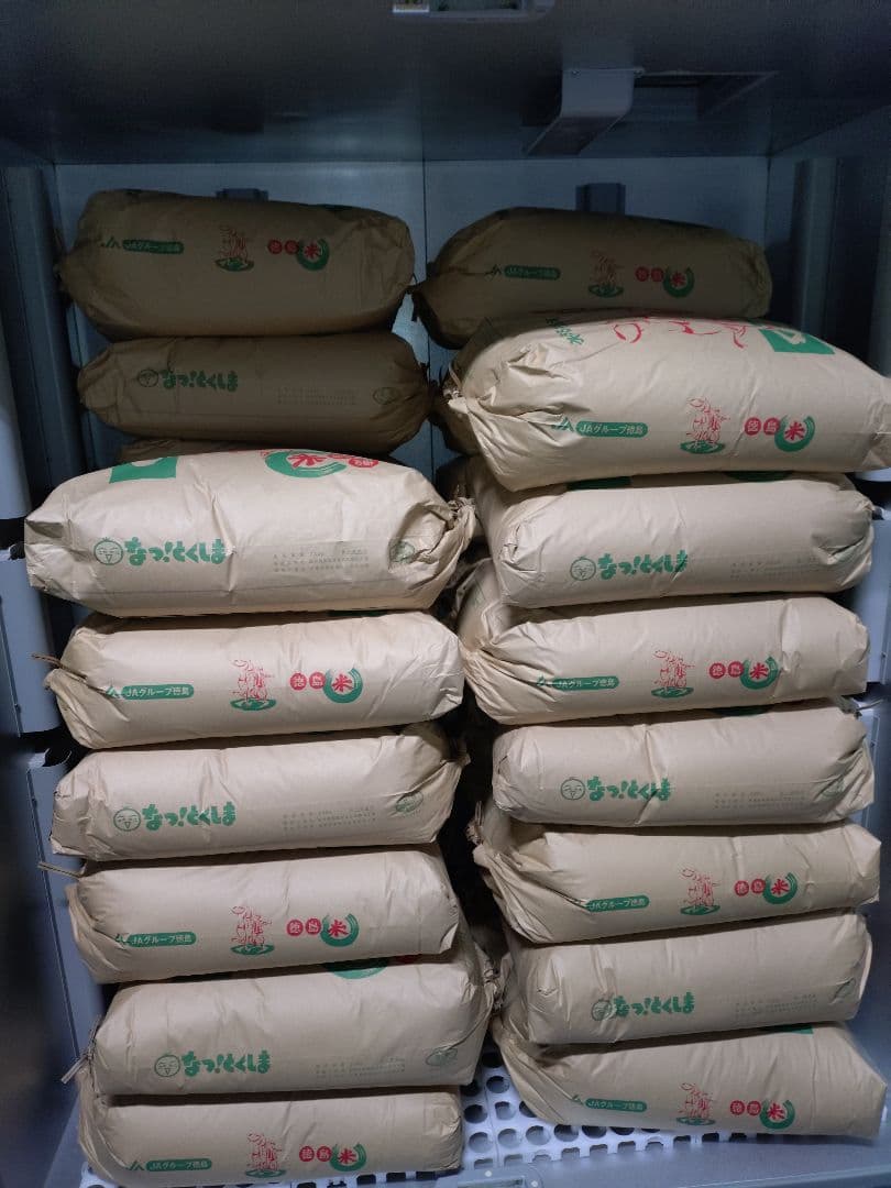 徳島県産 コシヒカリ（玄米） 20kg　低温貯蔵中　農家直送