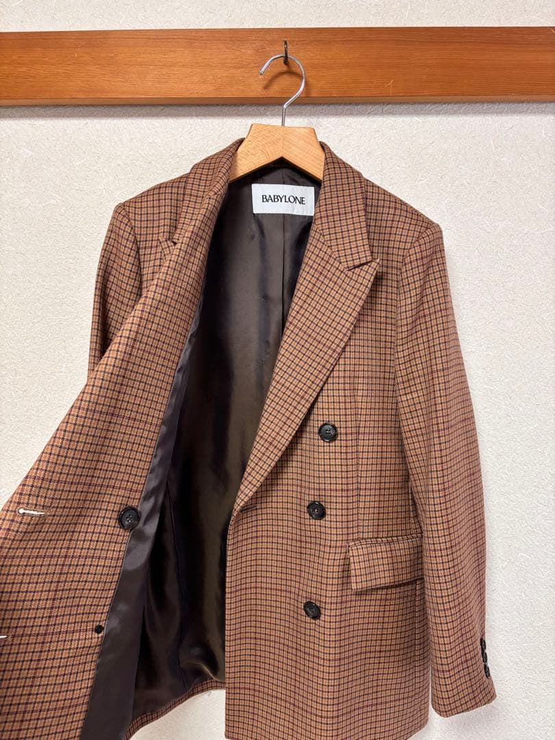 BABYLONE フラノテーラードジャケット
