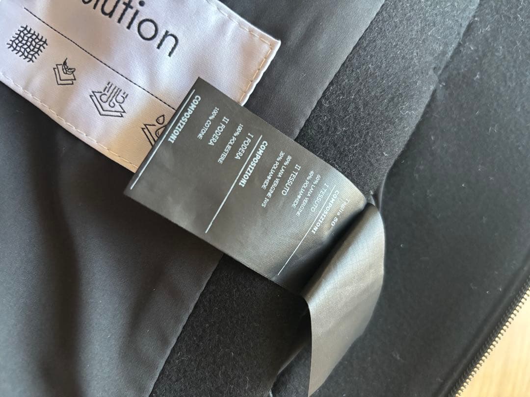 ※たか2　未使用　ウールダッフルコート MONOPOLI ブラック50