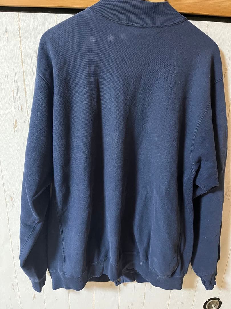 Champion ネイビー ボタン付きカーディガン