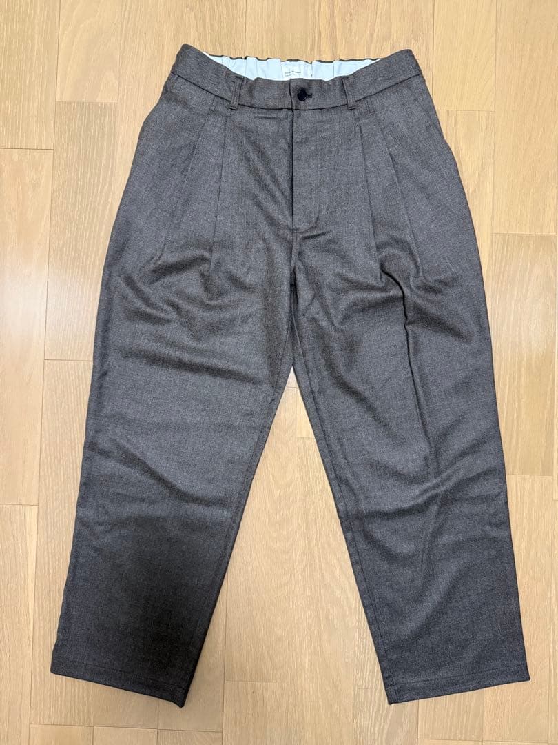パンツ STILL BY HAND Wool Saxony Easy Slacks 46