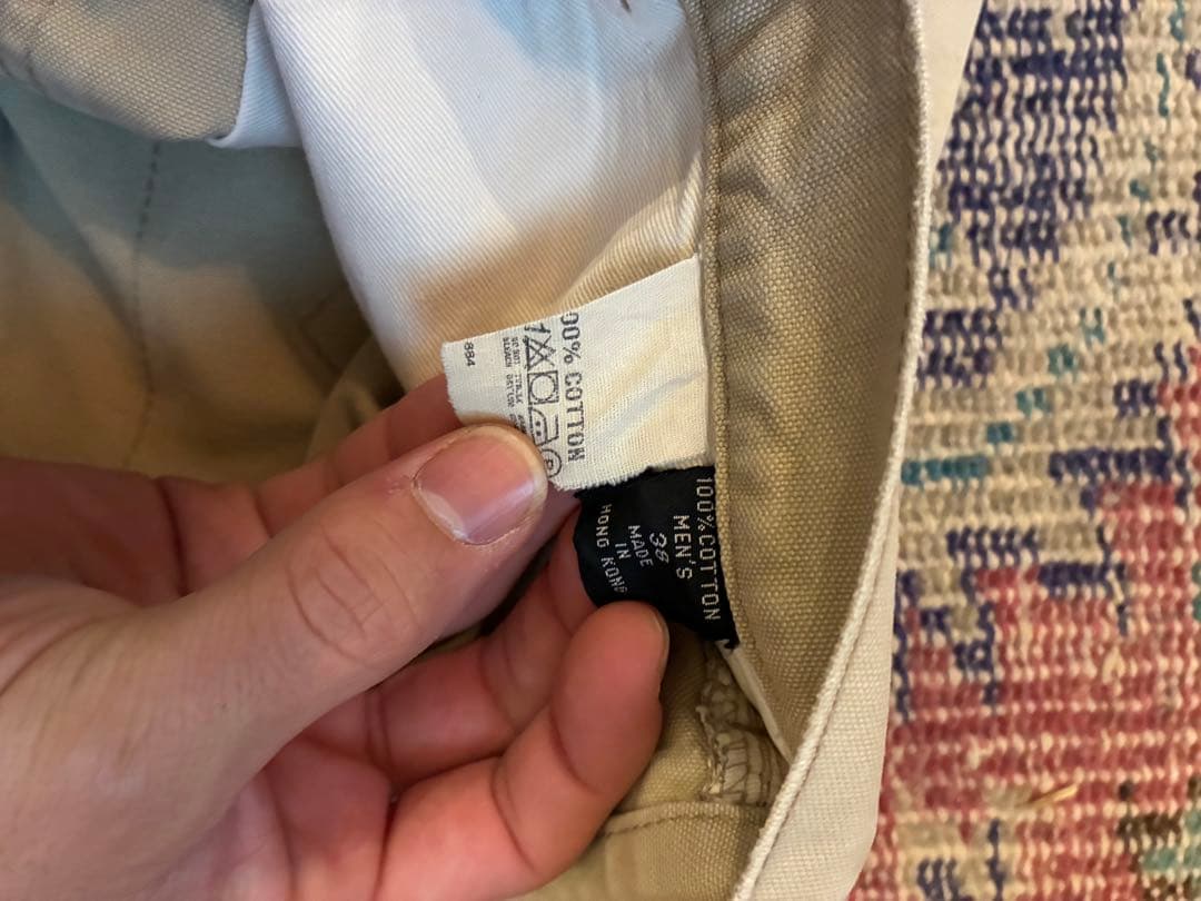 80s 90s patagonia パタゴニア ダックパンツ　ダブルニー