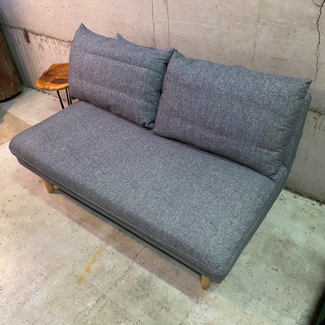 ウニコunico /LOM ロム 2人掛けソファ ベンチバックレスト ビンテージ