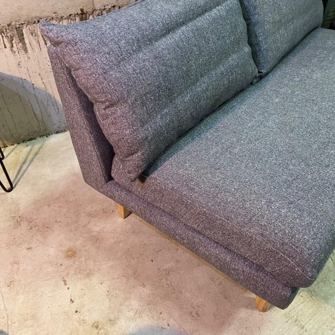 ウニコunico /LOM ロム 2人掛けソファ ベンチバックレスト ビンテージ