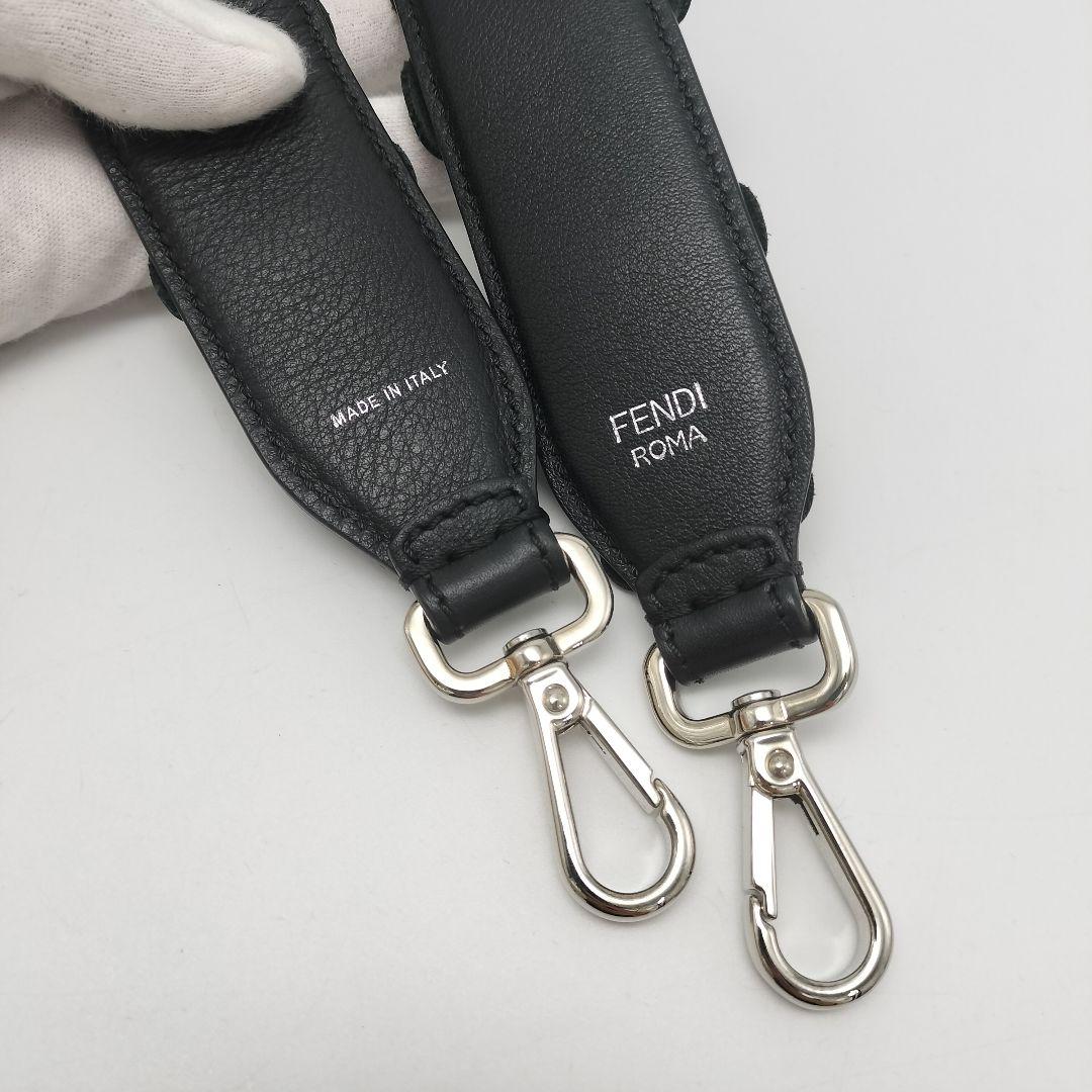極美品✨フェンディ　ショルダーストラップ　ストラップユー　ブラック　黒