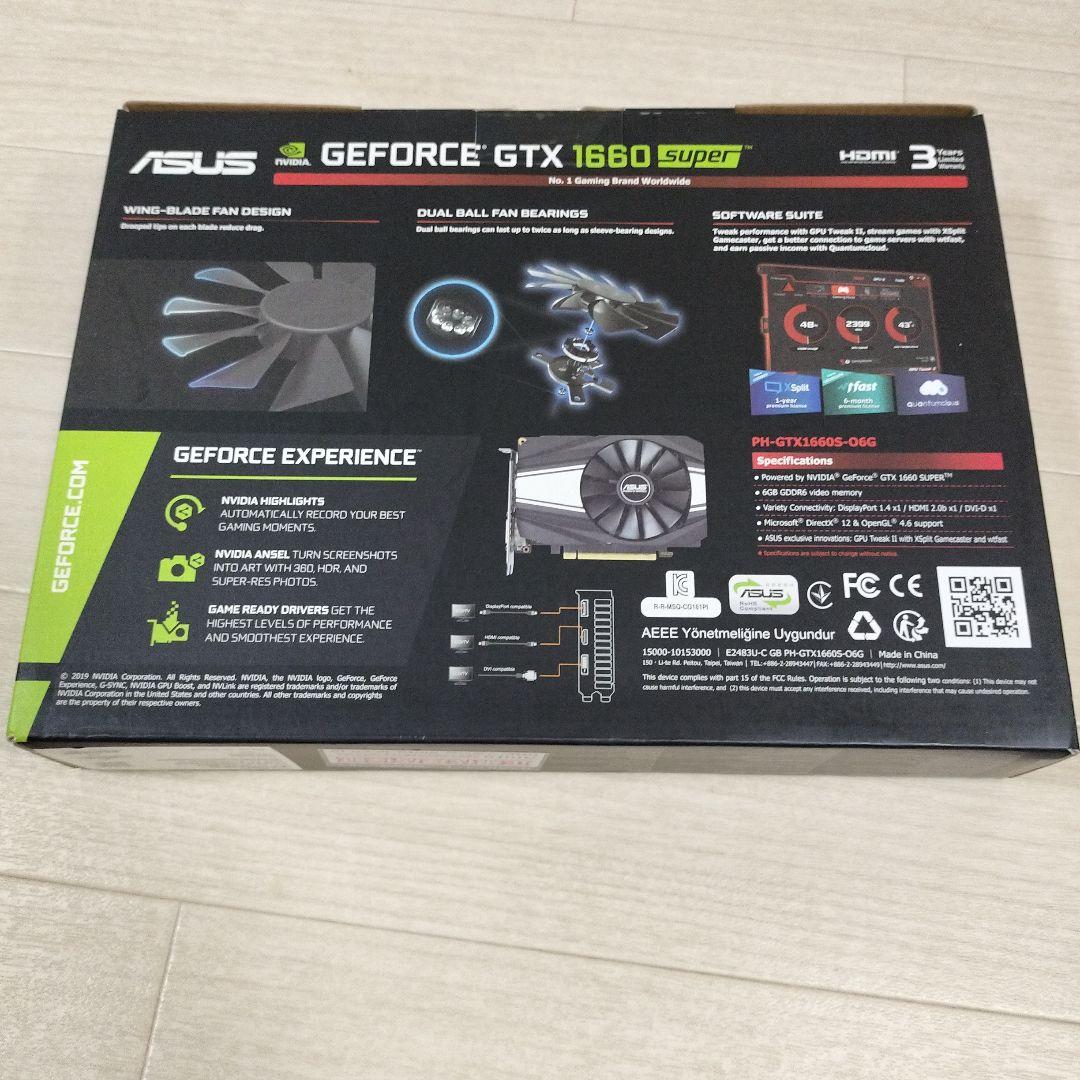 グラフィックボード・グラボ・ビデオカード ASUS PHOENIX GeForce RTX 1660super 6GB
