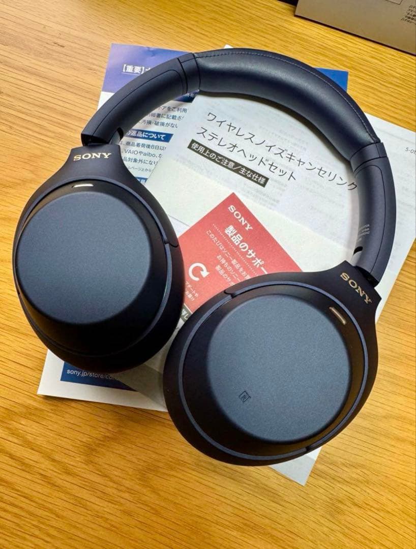 SONY WH-1000XM4 ワイヤレスヘッドホン ミッドナイトブルー