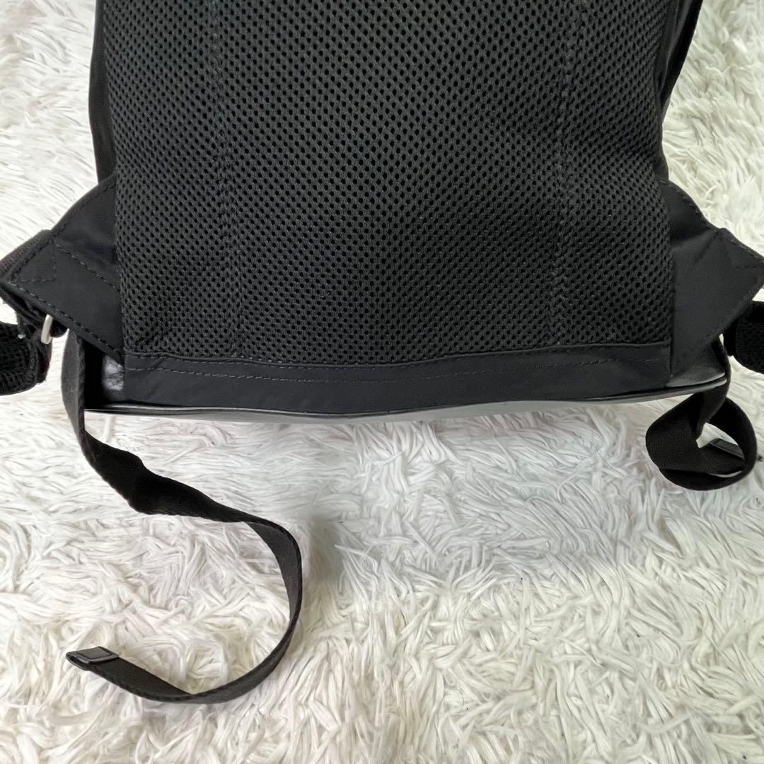 人気✨ポールスミス　バックパック　ブラック　レザーXナイロン