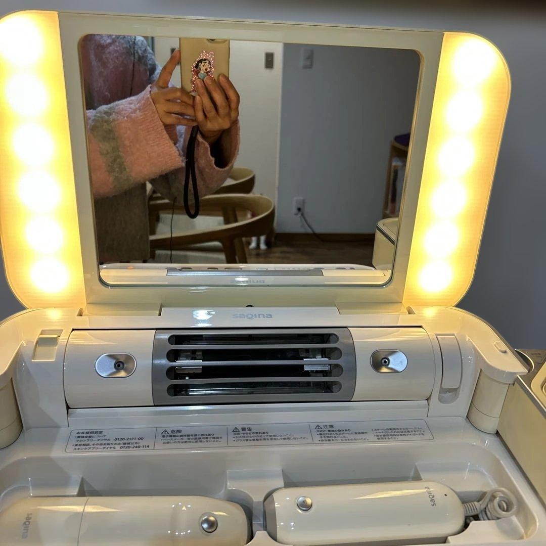 SAQINA美容器ミラー付きビジュー