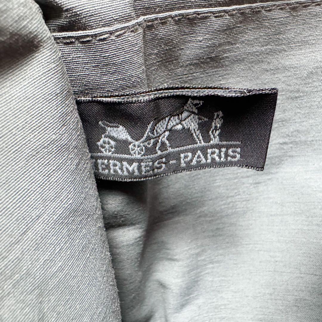 美品 エルメス HERMES クラッチバッグ フールトゥ グレー