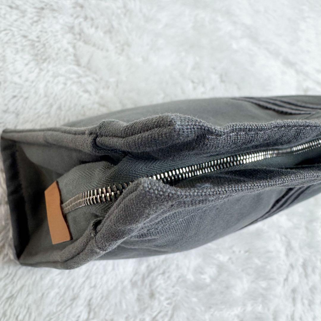 美品 エルメス HERMES クラッチバッグ フールトゥ グレー