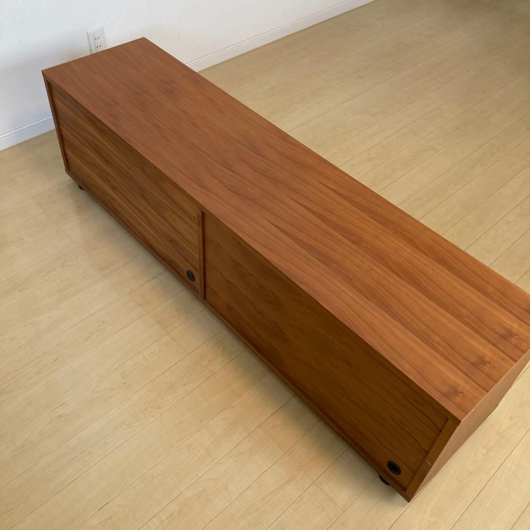 無印良品　テレビ台　テレビボード　ガラス扉付き