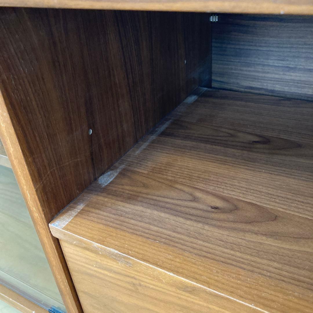 無印良品　テレビ台　テレビボード　ガラス扉付き