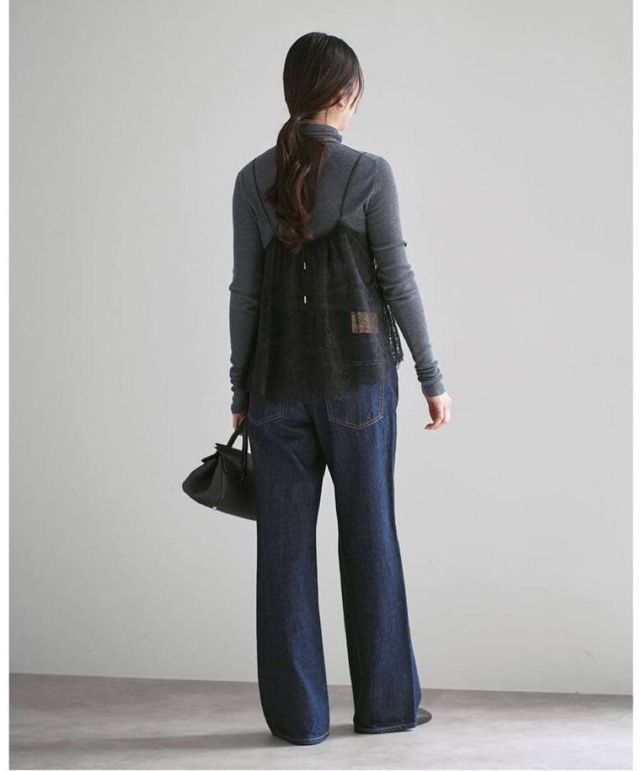 NOBLE ラッセルレースギャザーキャミ 未使用