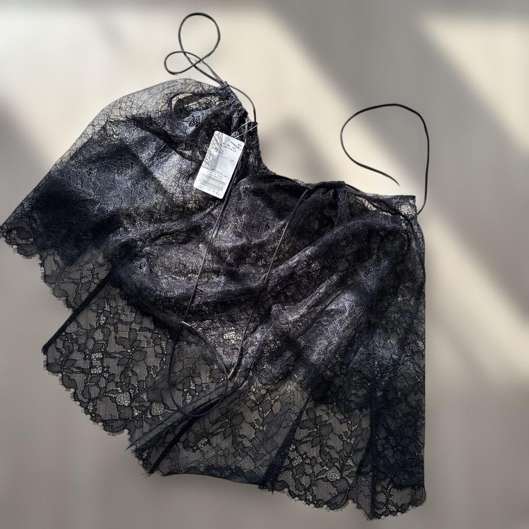 NOBLE ラッセルレースギャザーキャミ 未使用