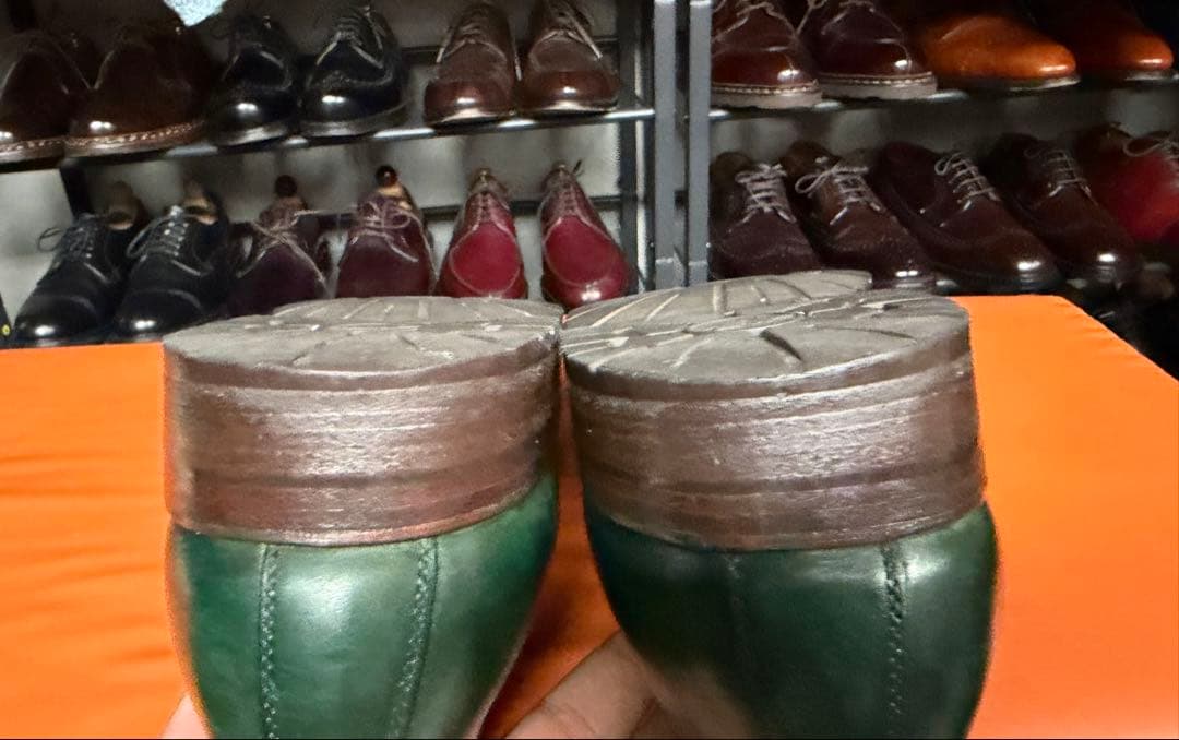 超珍品！Heinrich Dinkelackerダークグリーン