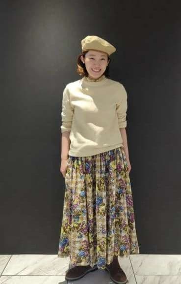 45R☆裏毛の17色 四角スウェット/モスグリーン♪