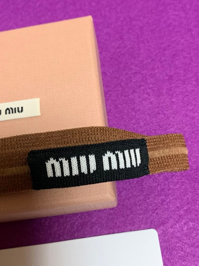 新品　miu miu ヘアバンド⭐︎