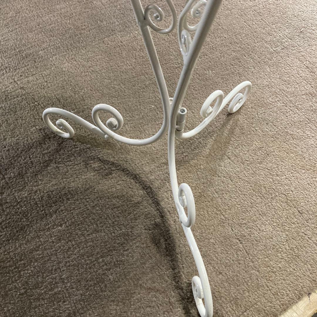 ま*る様 白 サイドエンドテーブル ラグジュアリー サイドテーブル コーヒーテー