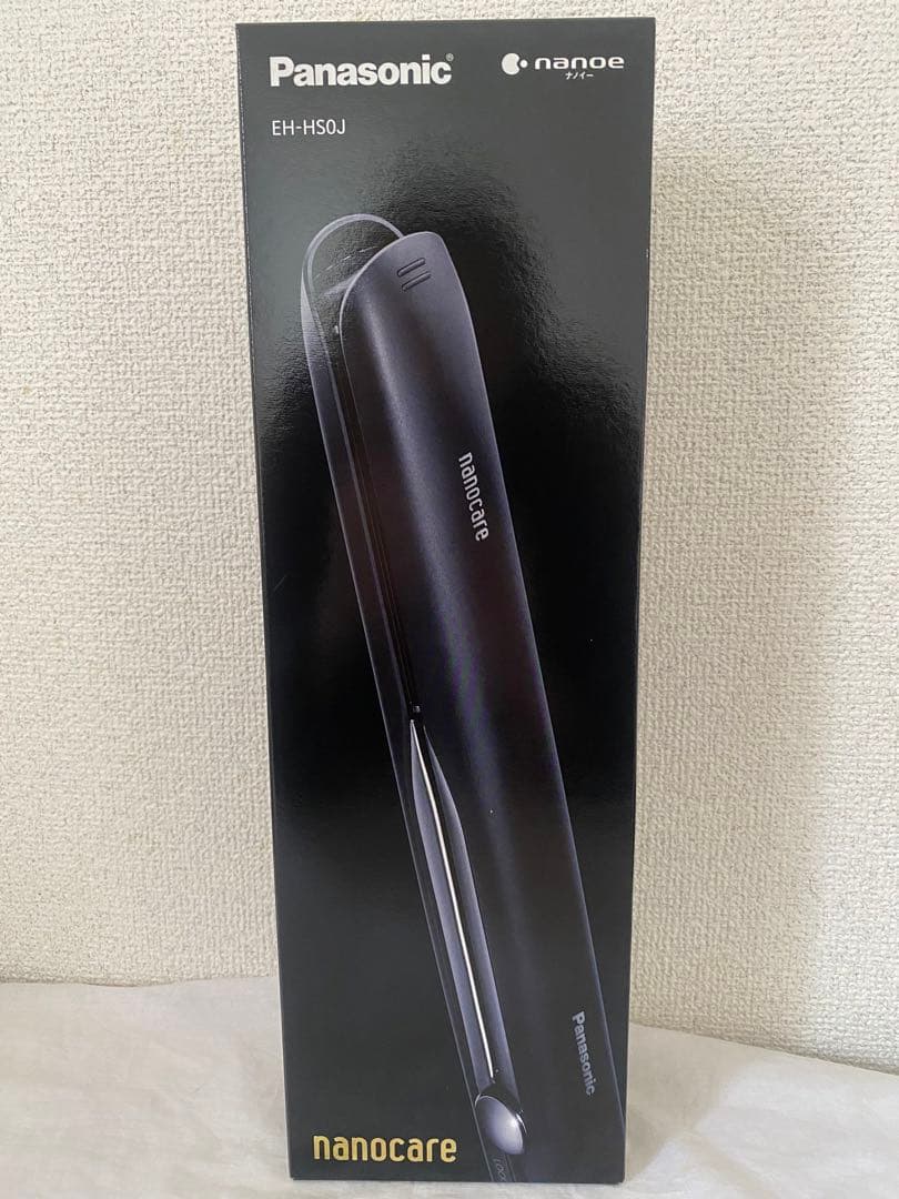 Panasonic EH-HS0J ナノケア ヘアアイロン ブラック