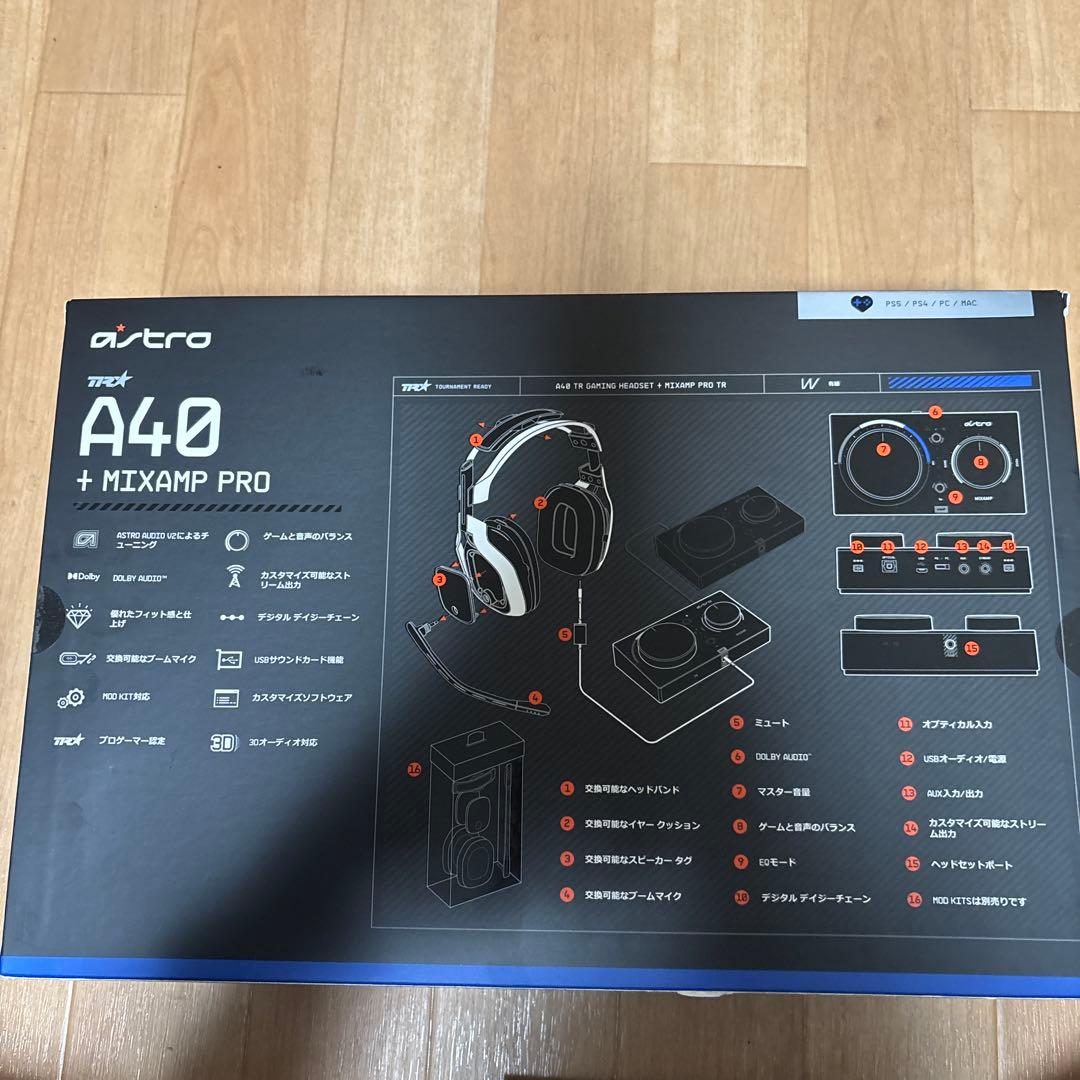 A40 + MIXAMP PRO ゲーミングヘッドセット