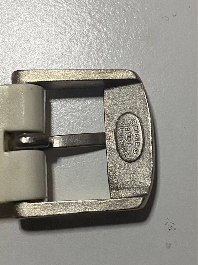 CHANEL ホワイト ラバーベルト