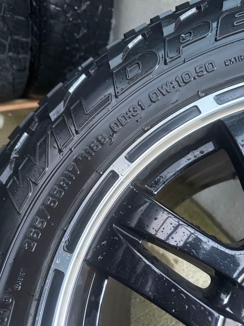 265/65R17 オールテレーン　ホイールセット　プラド150 タイヤセット