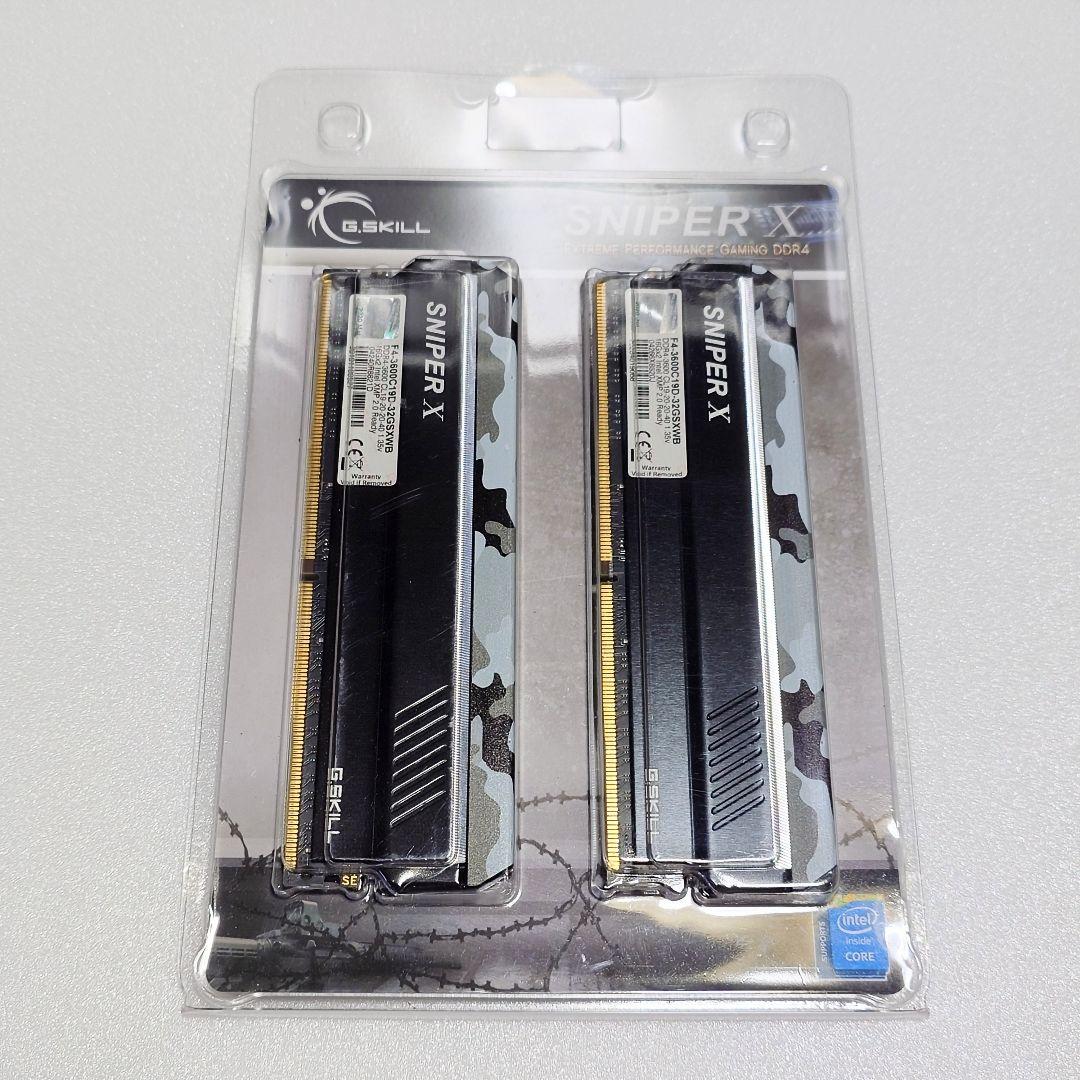 G.SKILL SNIPER DDR4 3600 16×2 32GB 動作確認済