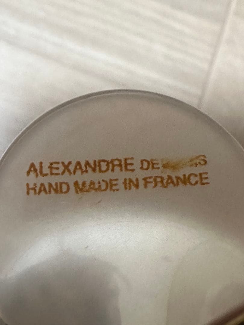 アレクサンドルドゥパリ スワロフスキー付きバレッタ