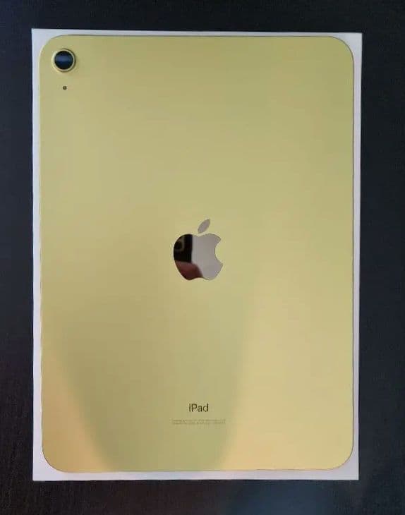 Apple iPad 64GB 第10世代 イエロー 本体 (WiFiモデル)