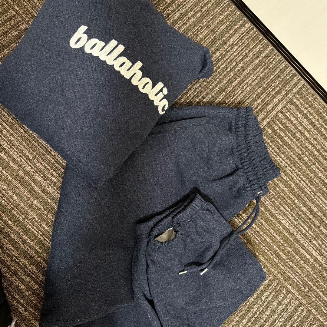 モ*ー様 ballaholic スウェットシャツ＆パンツセット XXL ネイビー